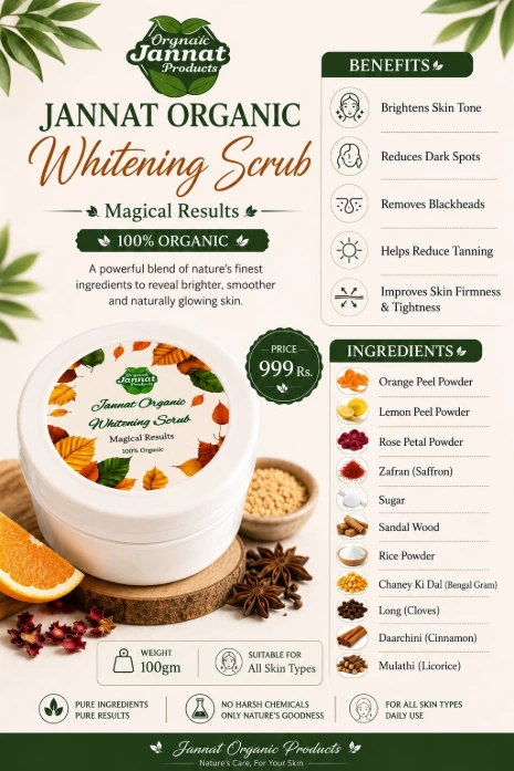 Whitning Organic Scrub